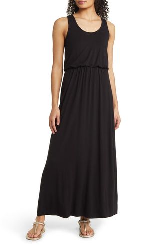 Caslon + Sleeveless Jersey Maxi Dress