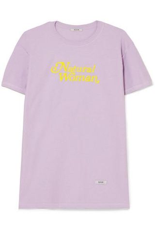 Blouse + Natural Woman Printed Cotton-Jersey T-Shirt