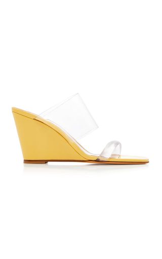 Maryam Nassir Zadeh + Olympia PVC Wedge Sandals