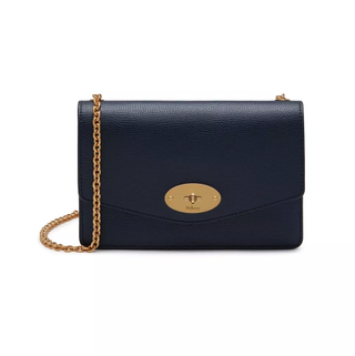 Mulberry + Small Darley Bag in Navy