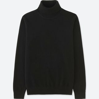 Uniqlo + Men's Cashmere Turtle Neck Long Sleeve Sweater