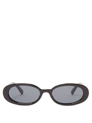 Le Specs + Outta Love Oval Sunglasses
