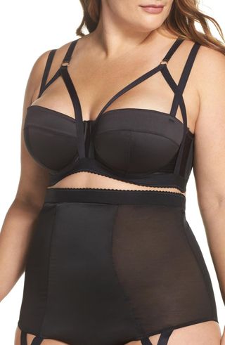 Playful Promises + Candace Noir Strappy Underwire Bra