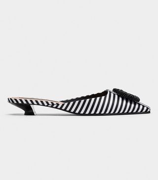 Zara + Striped Mules