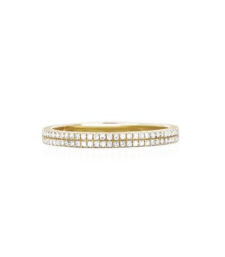 EF Collection + Double Diamond Eternity Band Ring