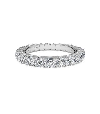 Ritani + Round Shared-Prong Diamond Wedding Ring