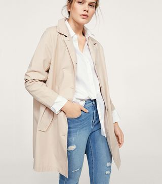Violeta by Mango + Buttons Cotton Trench