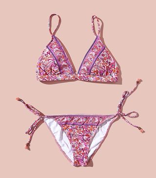 Zara Home + Floral Print Bikini