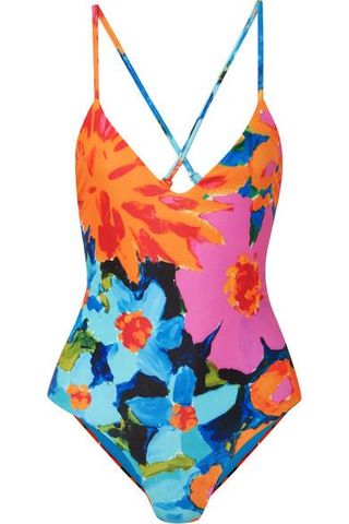 Mara Hoffman + Emma Floral-Print Swimsuit