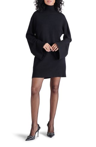Steve Madden + Gretta Turtleneck Long Sleeve Sweater Minidress