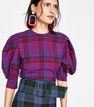 Zara + Check Top