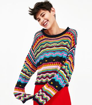 Zara + Multicolored Sweater