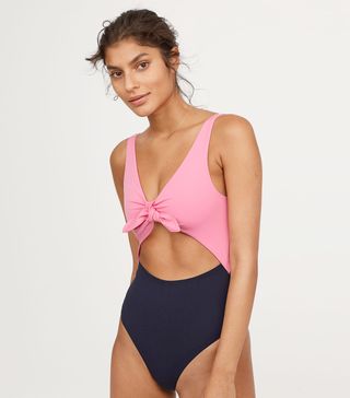 H&M + Cut-Out Swimsuit