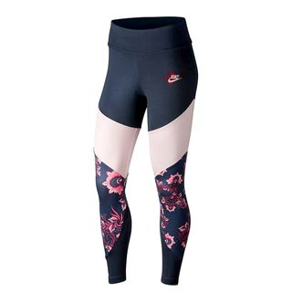 Nike + Sportswear Essential Colorblock Floral Leggings