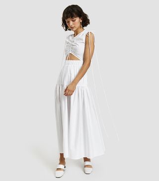 Ellery + Horizon Rouched Midi Dress