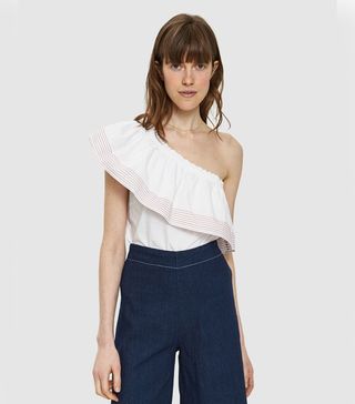 Farrow + Tia One Shoulder Top