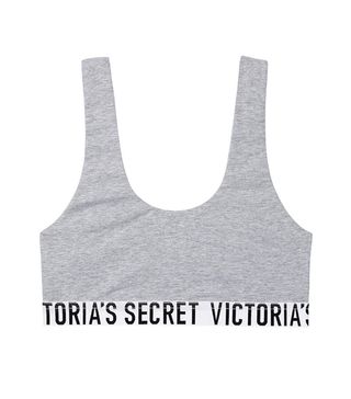 Victoria's Secret + Logo Cotton Scoop Bralette