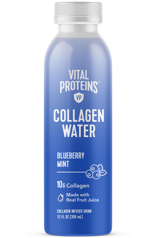 Vital Proteins + Blueberry Mint Collagen Water, Pack of 4