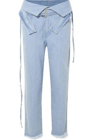 Marques’ Almeida + Belted High-Rise Jeans