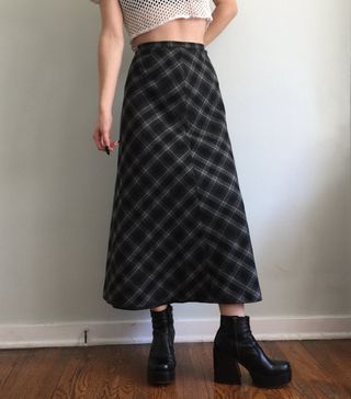 Quarterdead + Plaid 90's Skirt