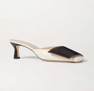 Wandler + Isa Two-Tone Leather Mules