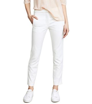 Tibi + Anson Stretch Cropped Snap Skinny Pants