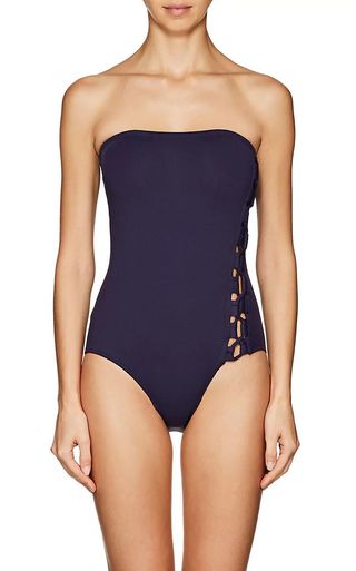 Eres + Anne-Sophie Lace-Up One-Piece Swimsuit
