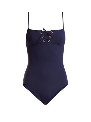 Melissa Odabash + Cyprus Lace-Up Swimsuit