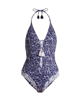 Paolita + La Sirena Lace-Up Reversible Swimsuit