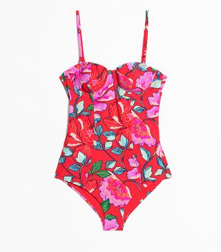 & Other Stories + Floral Print Swimsuit