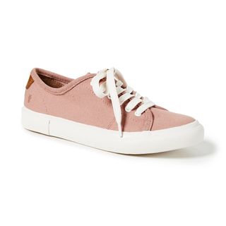 Frye + Gia Canvas Low Lace Sneakers
