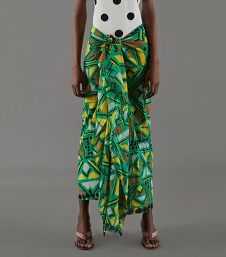 Zara + African Print Sarong