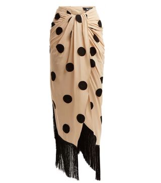 Jacquemus + Pareo Polka-Dot Sarong Skirt