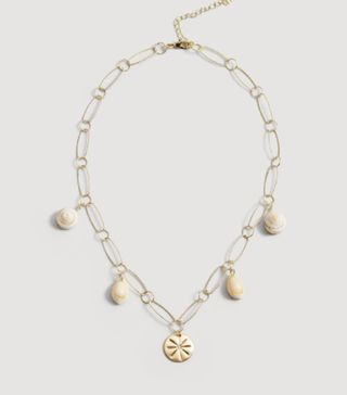 Mango + Shells Bead Necklace