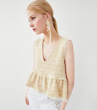 Zara + Tweed Top