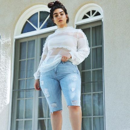 The BEST Plus Size Denim Shorts for the Summer