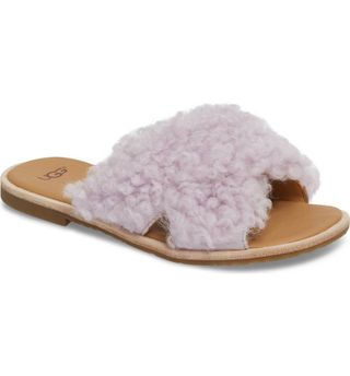 Ugg + Joni Genuine Shearling Slide Sandals