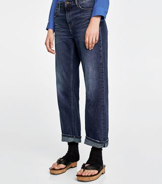 Zara + Straight Leg Jeans