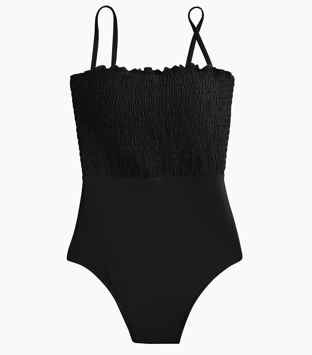 J. Crew + Smocked one-piece swimsuit
