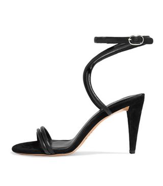 Isabel Marant + Abigua Leather and Suede Sandals