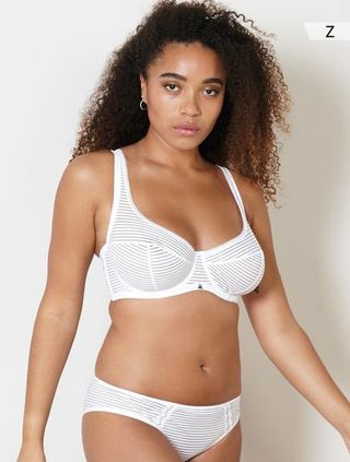 Beija London + Stripes Z Bra in White