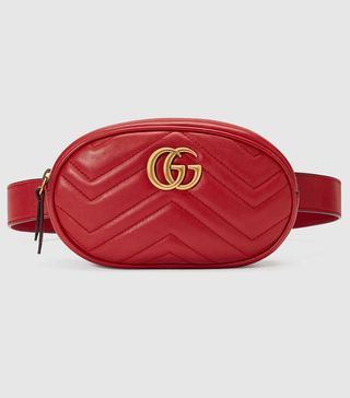 Gucci + GG Marmont Matelassé Leather Belt Bag