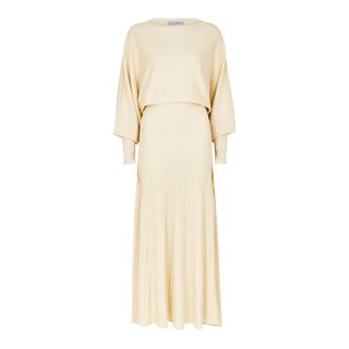Palmer//Harding + Healing Ivory Knitted Maxi Dress