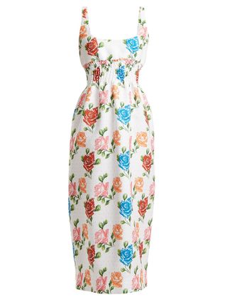 Emilia Wickstead + Giovanna Floral-Print Dress