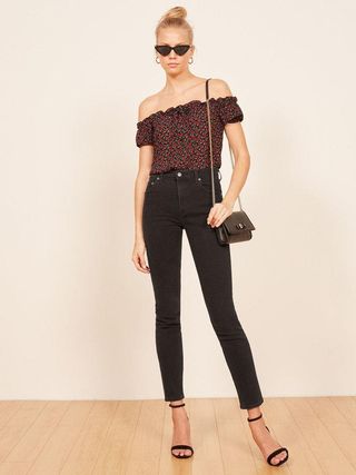 The Reformation + Hepburn High Skinny Jean