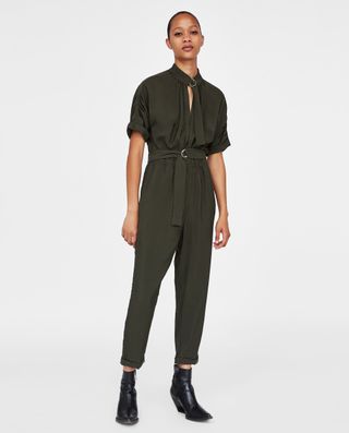 Zara + Buckled Jumpsuit