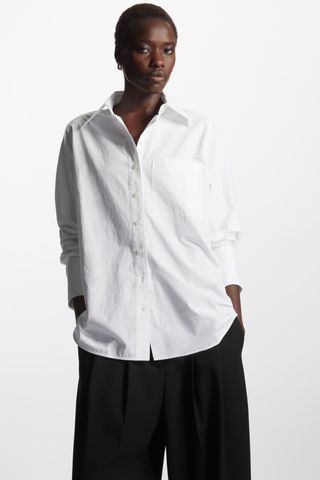 Cos + Oversized Long-Sleeve Shirt