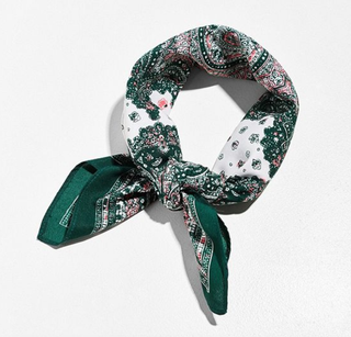 Urban Outfitters + Paisley Silky Mini Square Scarf