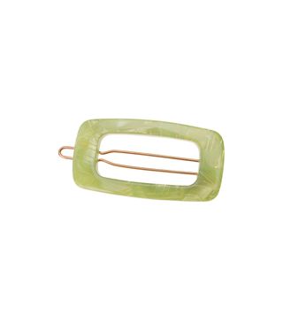 Frances Luxe + Rounded Cutout Rectangle Tige Boule Barrette