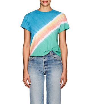 Re/Done + Tie-Dyed Cotton T-Shirt